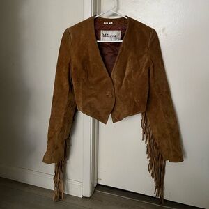 Wilson cropped fringe jacket
